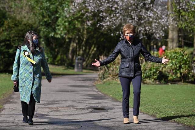 Nicola Sturgeon is still the most popular party leader in the UK (Picture: Jeff J Mitchell/Getty Images)