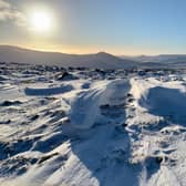 Areas of northern Scotland could see snow on Christmas Day as freezing rain and icy patches may lead to travel disruption ahead of festive day, according to the Met Office (Photo: Chris Hamilton).