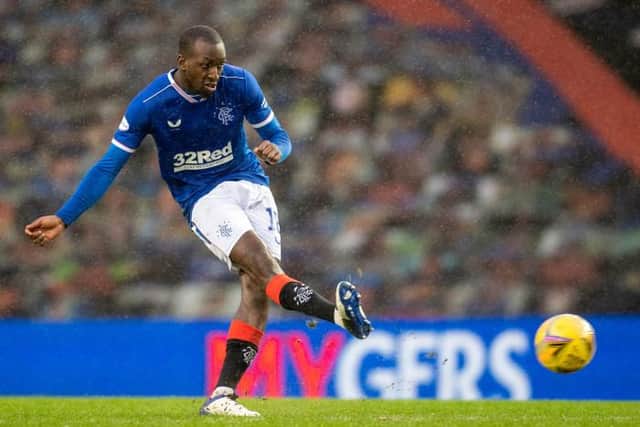 Glen Kamara is one of three Rangers players, along with Borna Barisic and Kemar Roofe, one booking away from a Europa League suspension. (Photo by Rob Casey / SNS Group)