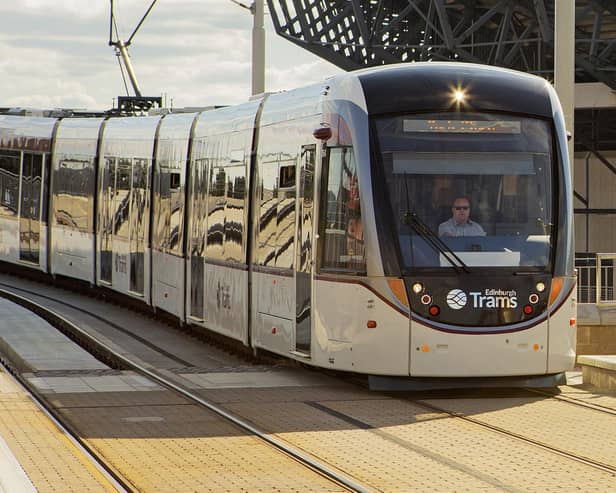 Edinburgh Tram at Murrayfield Stadium