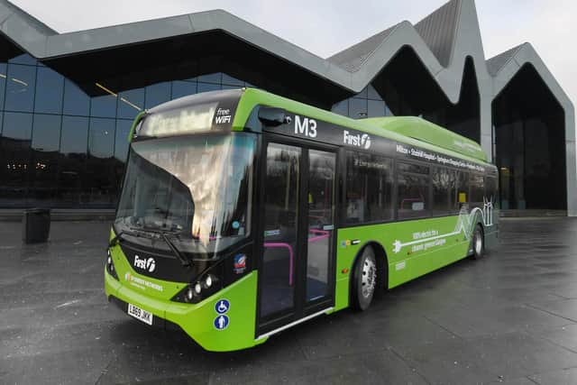 First Glasgow, which has ordered dozens of electric buses, said capping fares at £2 would mean passengers paying more for shorter journeys. Photo: John Devlin