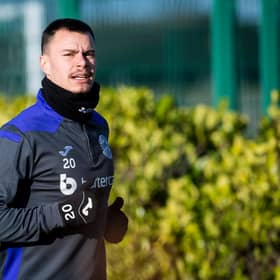 Hibs midfielder Melker Hallberg is recovering from a long-term injury.