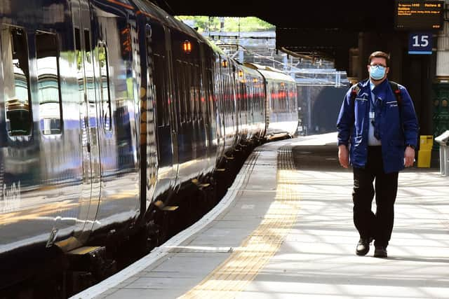 ScotRail's current uniform. Picture: Lisa Ferguson