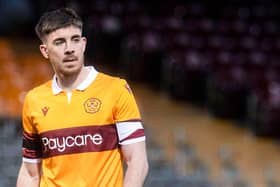 Declan Gallagher - Motherwell are not happy that Aberdeen announced the defender's pre-contract signing last week (Photo by Craig Foy / SNS Group)