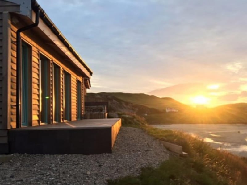 Enjoy an evening drink on your private deck.
