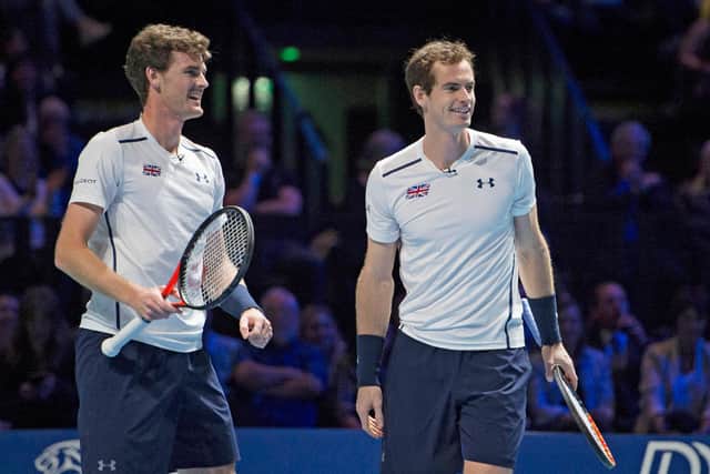 The Murray brothers have previously competed together in Scotland for Team GB in the Davis Cup. Photo by Paul Devlin/SNS Group