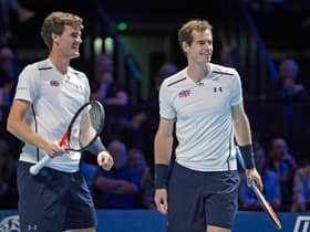 The Murray brothers have previously competed together in Scotland for Team GB in the Davis Cup. Photo by Paul Devlin/SNS Group