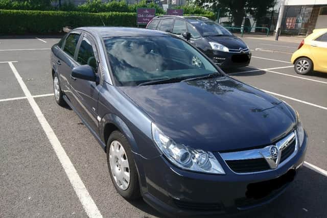 The Vauxhall Vectra police believe was used to move Peter Coshan's body