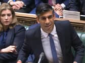 Rishi Sunak speaks during Prime Minister's Questions in the House of Commons. Picture: House of Commons/PA Wire