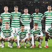 Celtic manager Ange Postecoglou made 11 changes to his starting line-up for the Europa League game against Real Betis. (Back - Left to Right) Liam Scales, Liam Shaw, James McCarthy, Osaze Orhogide, Nir Bitton and Scott Bain. (Front - Left to Right) Stephen Welsh, Liel Abada, Adam Montgomery, Ismaila Soro and Albian Ajeti. (Photo by Craig Williamson/SNS Group)