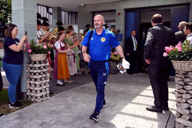 Scotland manager Steve Clarke leaves the national side's base in Garmisch-Partenkirchen, Germany after being knocked out of Euro 2024 (Picture: Andrew Milligan/PA Wire/PA Images)