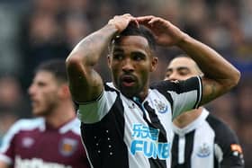 Newcastle United's Callum Wilson reacts to a missed chance against West Ham (Owen Humphreys/PA Wire).