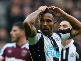 Newcastle United's Callum Wilson reacts to a missed chance against West Ham (Owen Humphreys/PA Wire).