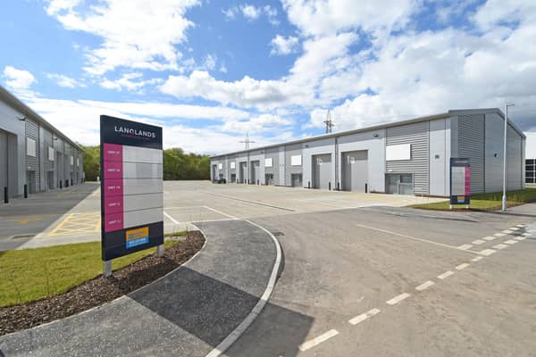 Langlands Commercial Park (Phase 1) is a new ten-unit speculative industrial development facility. Picture: Hamish Taylor.