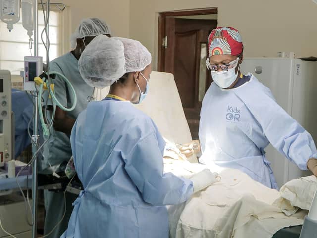 The Kids Operating Room of Dr Neema Kaseje and the surgical team at Kakuma.