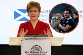 Nicola Sturgeon congratulates Scottish rugby team as she responds to take the knee debate