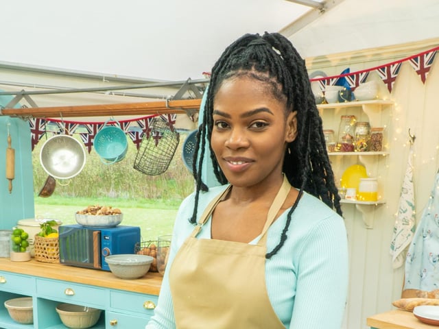 Maxy started the series as favourite and has remained one of the best bakers - with odds of 9/4, or a 30.8 per cent chance of winning the series. Swedish-born Maxy studied fine art and went on to achieve a Masters degree in Architecture, pausing her final qualifications to raise her two daughters, Tyra and Talia. She has DIY-ed every corner of her flat – from laying the flooring and resurfacing the balcony to painting the walls and hanging her own artwork. She began baking five years ago, with the arrival of her first daughter, and uses her strong artistic skills to create beautifully decorated celebration cakes. Her favourite flavours link to her Scandinavian upbringing – the sweet and delicate spice of cardamom and saffron buns and cinnamon rolls.
