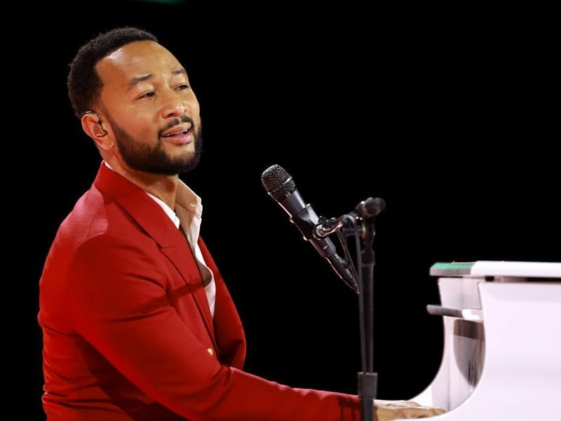 Oscars: 2015 Best Original Song – "Glory" from Selma.
Emmys: 2018 Outstanding Variety Special (Live) – Jesus Christ Superstar Live in Concert; 2019 Outstanding Interactive Media for a Daytime Program – Crow: The Legend; 2022 Outstanding Daytime Special – Shelter Me: Soul Awakened; 2022 Outstanding Short Form Daytime Program – Cornerstones: Founding Voices of the Black Church.
Grammys: 2006 Best New Artist; 2006 Best R&B Album – Get Lifted; 2006 Best Male R&B Vocal Performance – "Ordinary People"; 2007 Best Male R&B Vocal Performance – "Heaven"; 2007 Best R&B Performance by a Duo or Group with Vocals – "Family Affair"; 2009 Best R&B Performance by a Duo or Group with Vocals – "Stay with Me (By the Sea)"; 2011 Best R&B Song – "Shine"; 2011 Best Traditional R&B Vocal Performance – "Hang on in There"; 2011 Best R&B Album – Wake Up!; 2016 Best Song Written for Visual Media – "Glory"; 2020 Best Rap/Sung Performance – "Higher"; 2021 Best R&B Album – Bigger Love.
Tonys: 2017 Best Revival of a Play – Jitney.