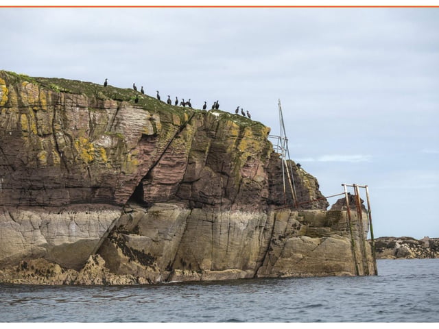The island is around 35 minutes by boat from the mainland. PIC: Galbraith.