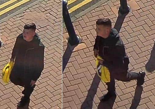 Police Scotland has released the images of the man following the assault of a 15-year-old girl on the Clyde Walkway in Glasgow in May (Photo: Police Scotland).