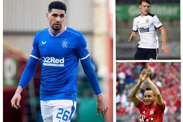 Leon Balogun, Leon King and Rafinha.