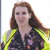 Labour Party deputy leader Angela Rayner during a visit to Perry Barr bus depot in Birmingham. Photo: Jacob King/PA Wire