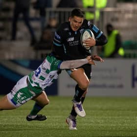 Sam Johnson has been helping Glasgow Warriors maintain their winning run in the URC after being dropped by Scotland. (Photo by Craig Williamson / SNS Group)
