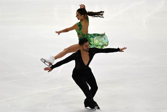 Lilah Fear and Lewis Gibson are set for a podium finish at the European Figure Skating Championships in Finland.
