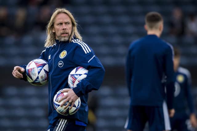 Scotland set piece coach Austin MacPhee. (Photo by Ross Parker / SNS Group)