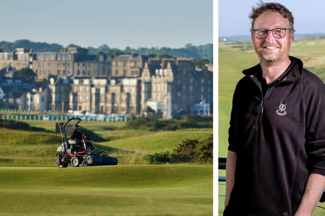 Jon Wood is only the 10th Keeper of the Greens at the Old Course (Pics: Submitted)