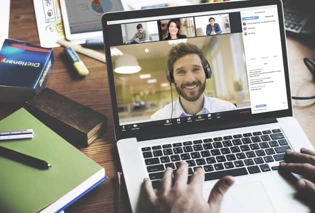 Video conferencing is a form of technology that is relatively new to Alexander McCall Smith and many other people (Picture: Getty Images/iStockphoto)