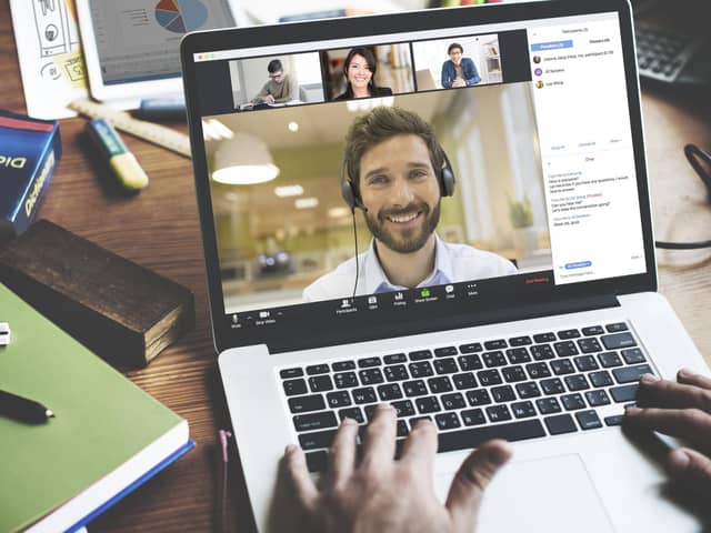 Video conferencing is a form of technology that is relatively new to Alexander McCall Smith and many other people (Picture: Getty Images/iStockphoto)