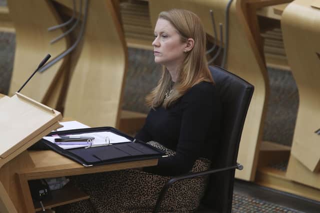 Education Secretary Shirley-Anne Somerville is under pressure around the 2021 exams