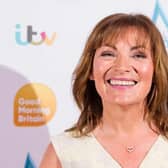 Scottish TV presenter Lorraine Kelly.