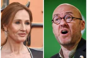 Patrick Harvie has lashed out at JK Rowling
