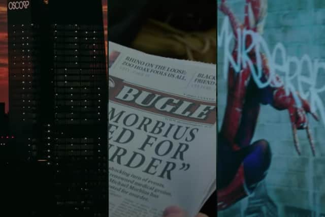 Easter eggs from all three existing Spider-Man universes can be spotted in the trailer for Morbius. Photo: Sony Pictures.