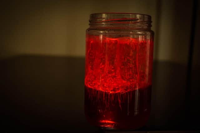 Kids will have lots of fun making a home-made lava lamp.