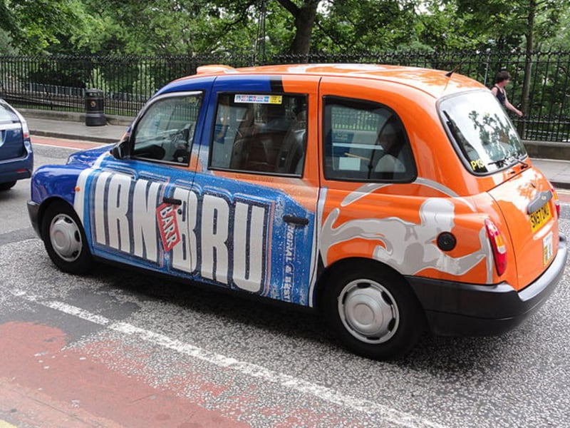 The only drink that outsells Coca Cola in Scotland, Irn Bru is considered a god amongst standard drinks here and whether it's for a deep hangover or just a general refreshment its usually the drink of choice.