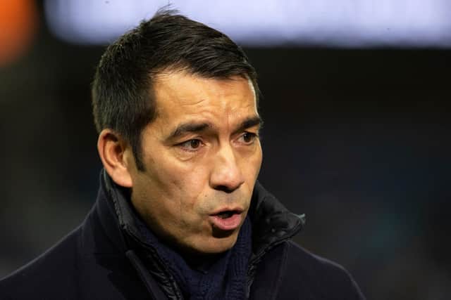 Rangers manager Giovanni van Bronckhorst. (Photo by Alan Harvey / SNS Group)