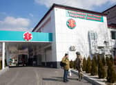 A hospital in Brovary, Ukraine.