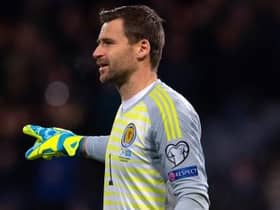 David Marshall in action for Scotland. (Photo by Alan Harvey / SNS Group)
