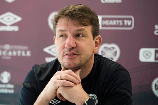 Hearts manager Daniel Stendel. Picture: SNS