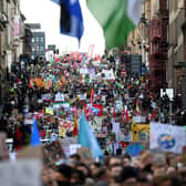COP26 march Glasgow: Route, road closures and start time of Saturday's huge climate COP26 protest in Glasgow (Image credit: Daniel Leal-Olivas/AFP via Getty Images)