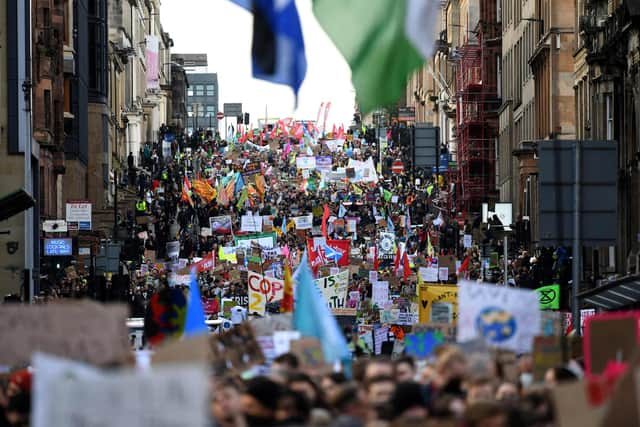 COP26 march Glasgow: Route, road closures and start time of Saturday's huge climate COP26 protest in Glasgow (Image credit: Daniel Leal-Olivas/AFP via Getty Images)