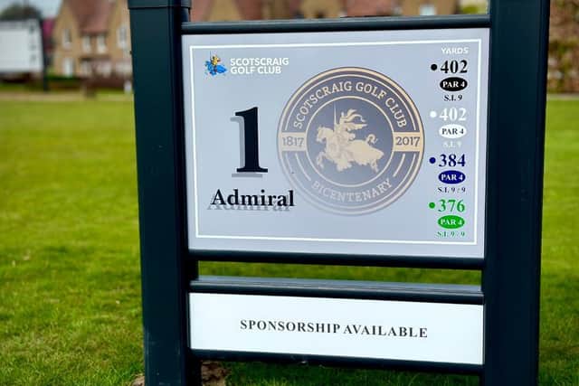 Scotscraig Golf Club in Tayport has introduced new gender-neutral tees. Picture: Scotscraig Golf Club.