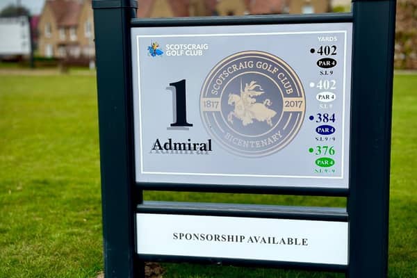 Scotscraig Golf Club in Tayport has introduced new gender-neutral tees. Picture: Scotscraig Golf Club.