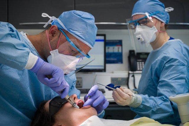 The number of people having dental appointments slumped during the pandemic.
