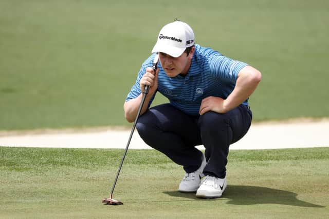 Bob MacIntyre finished tied for 12th on his Masters debut. Picture: Kevin C. Cox/Getty Images