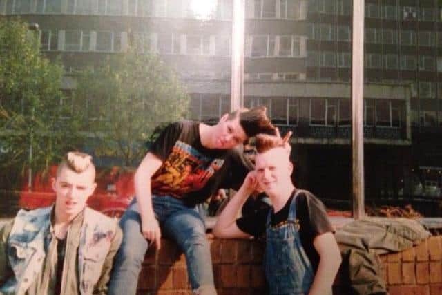 Thomas Ritchie: “Photos of me and my mates in the 80s Psychobilly days, taken in East Kilbride just outside Glasgow. We used to get half fares on the Stage Coach from Glasgow to London go to Klub Foot then sleep in Kings Cross Station then get the bus back to Glasgow” Pic: Museum of Youth Culture