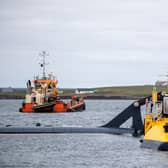 The Orbital tidal energy turbine at the European Marine Energy Centre, Orkney (Picture: Jane Barlow/WPA pool/Getty Images)